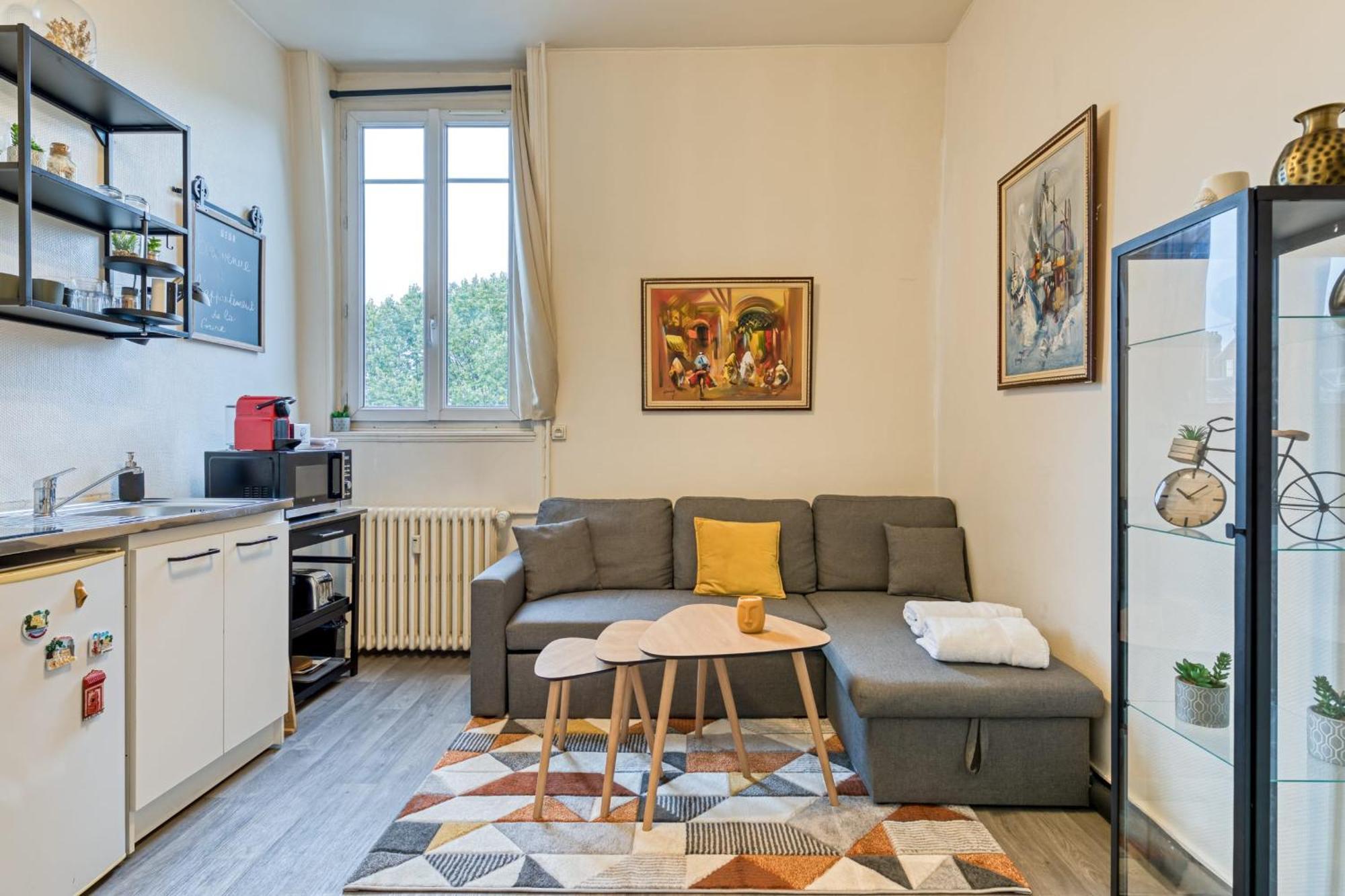 Gary Joli F2 Au Pied De La Gare De Rouen Apartman Kültér fotó